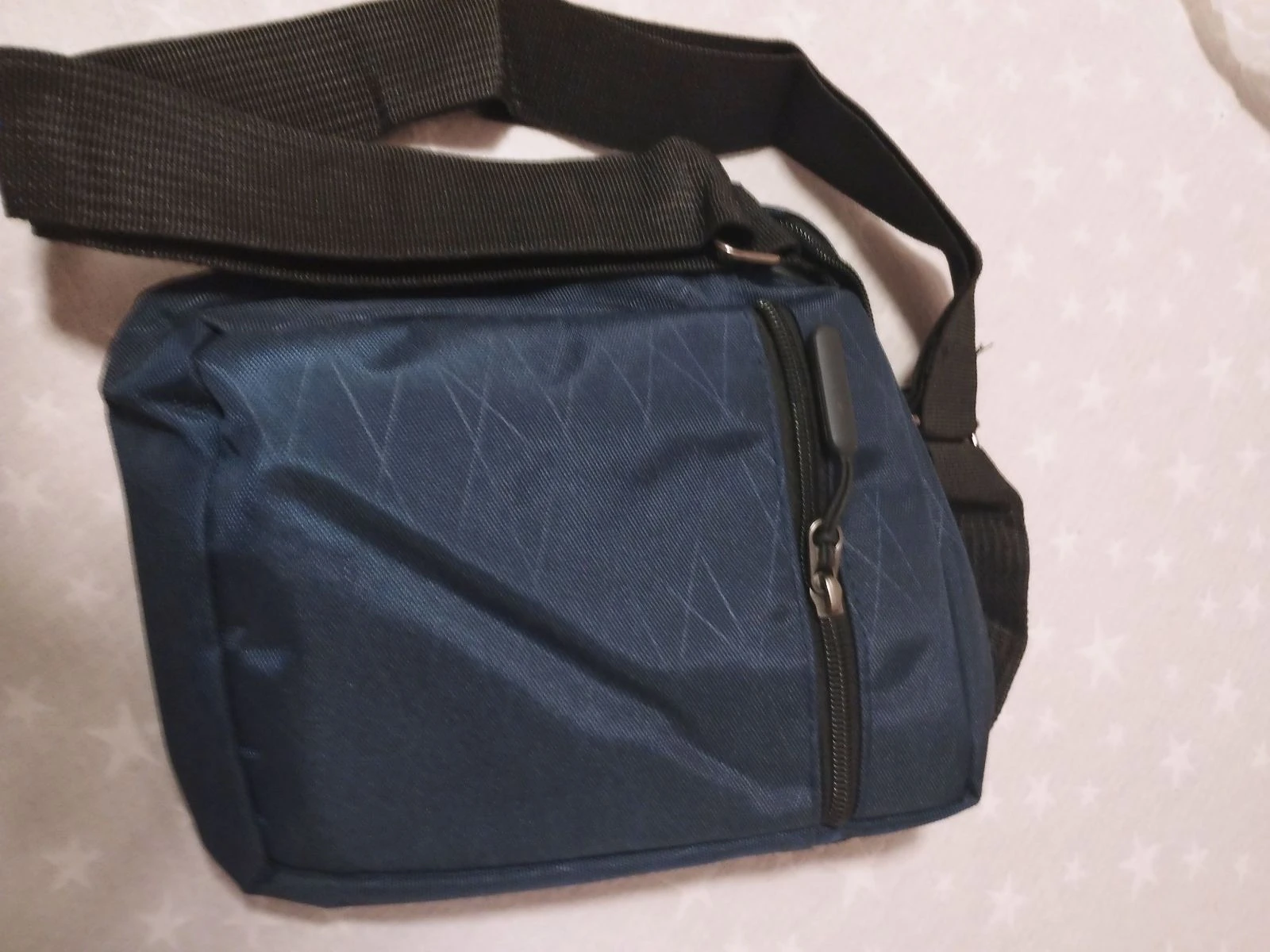 Bandolera azul con múltiples bolsillos – photo 4